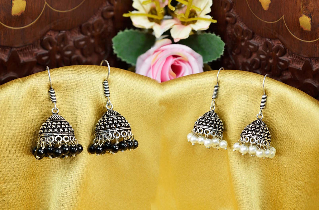 Shubham Creations Oxidised Plated Stud Earrings
